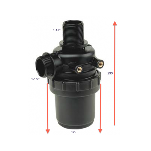 Filtro in aspirazione 1-1/2" lt. 100/min. 50 MESH