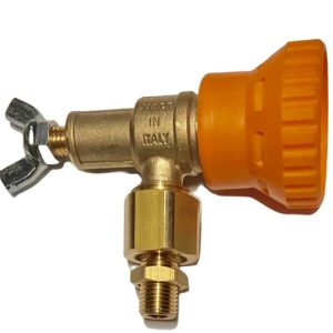 Getto per irrorazione a farfalla con turbo ugello ceramico diffusore aperto BS System by Valvo Meccanica