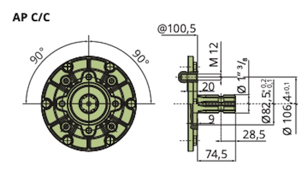Pompa Annovi Reverberi AR 1604 C/C