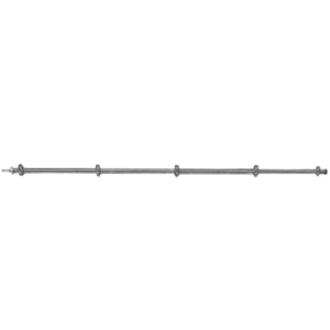 Asta per trattamenti inox a 5 getti mm. 1200
