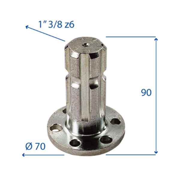 Comet/Annovi Reverberi Kit cardano Maschio 1-3/8"