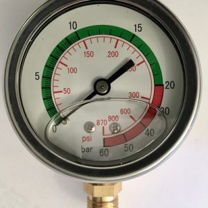 Manometro a Glicerina Inox Attacco Radiale  a norme ISO