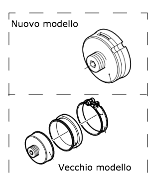 Annovi Reverberi kit supporto membrana aspirazione ORIGINALE AR 30-50