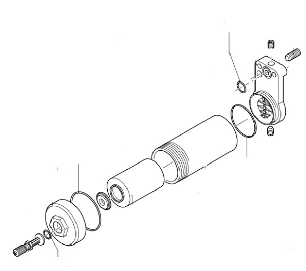 Annovi Reverberi kit guarnizioni accumulatore di pressione ORIGINALI AR 713 – AR 813 – AR 1064