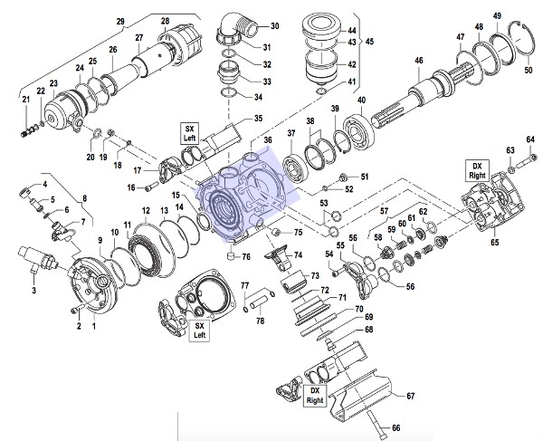Comet corpo pompa APS 96