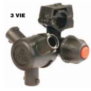 Getto per diserbo in ABS con antigoccia a 3 vie COMPACT JET