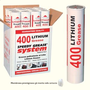 Conf. 12 cartucce grasso al litio MAESTRI Speedy Grease gr. 400