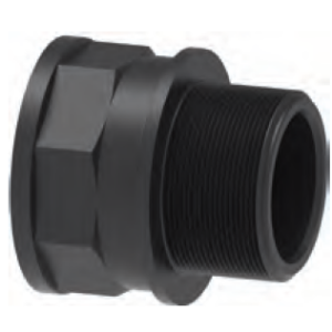 Manicotto maschio + femmina  1-1/4" in polipropilene