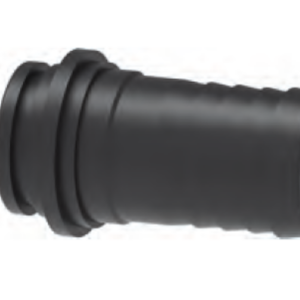 Raccordo portagomma diritto per ghiera 3/4"  tubo mm. 20 in polipropilene
