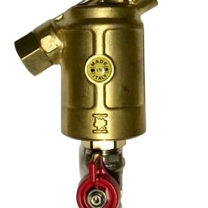 Filtro in linea  in ottone alta pressione  1/2" Gas  cartuccia inox 80 Mesh